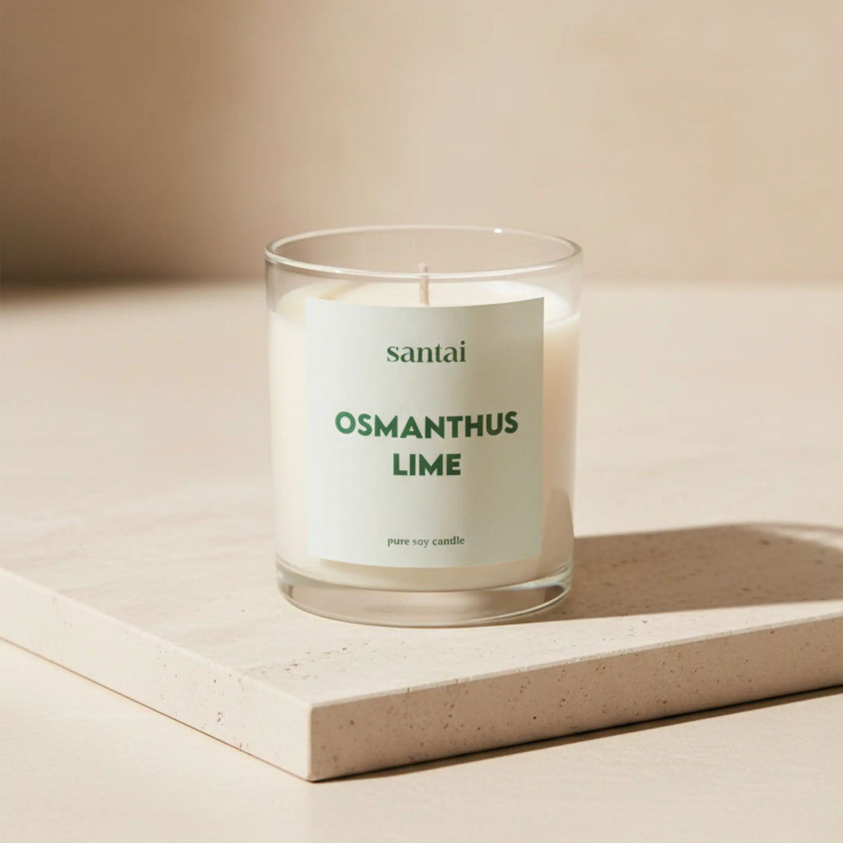 Osmanthus Lime Scented Soy Candle