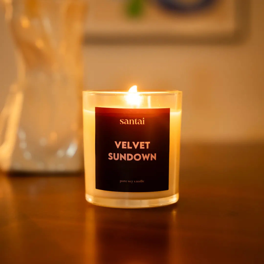 Velvet Sundown Scented Soy Candle