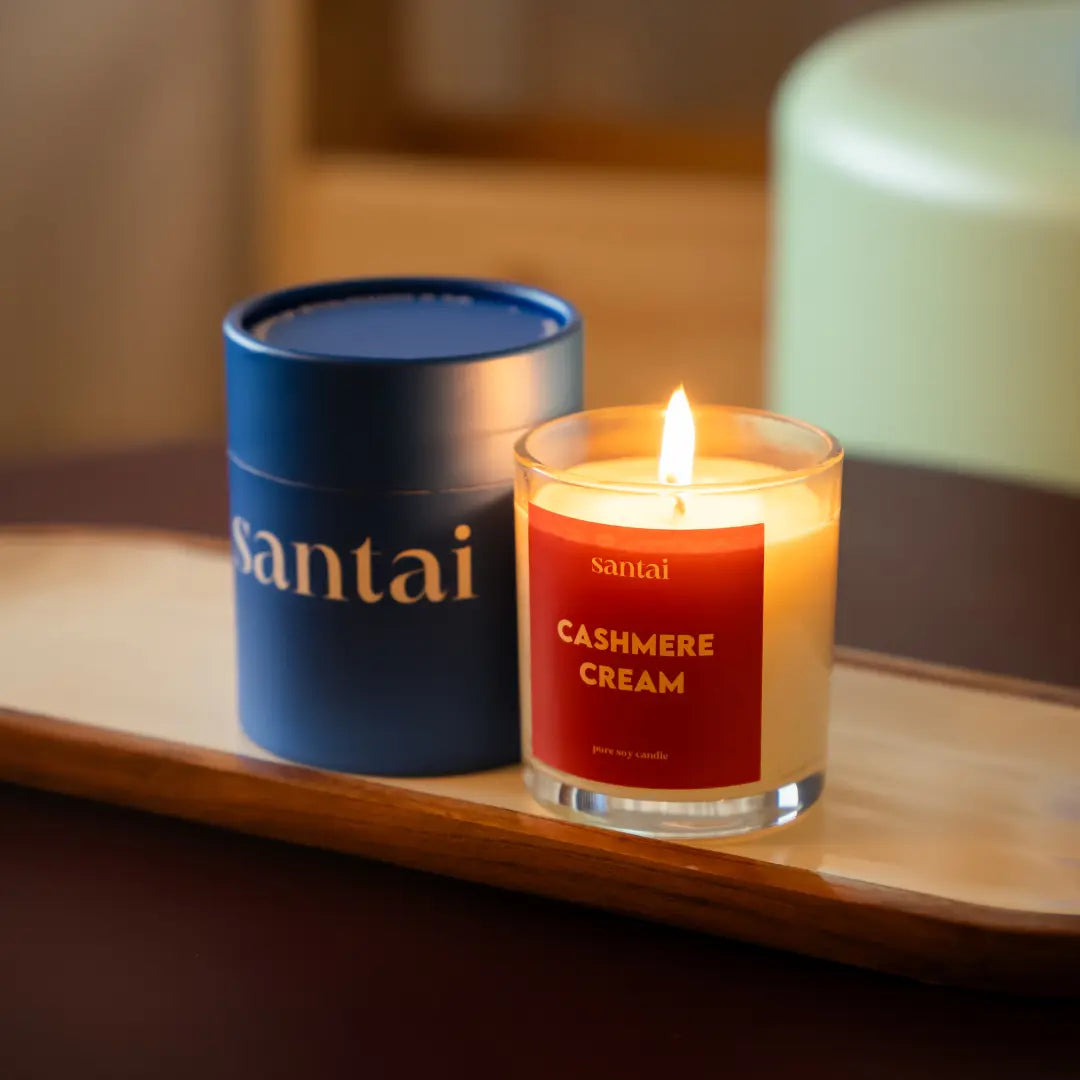 Cashmere Cream Scented Soy Candle