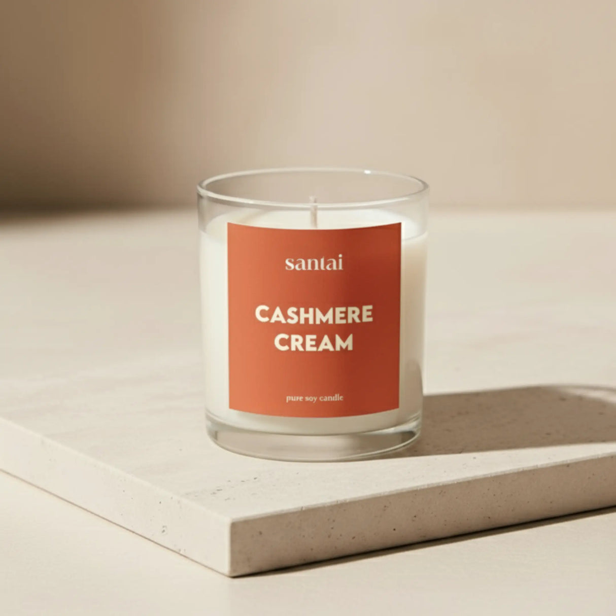Cashmere Cream Scented Soy Candle