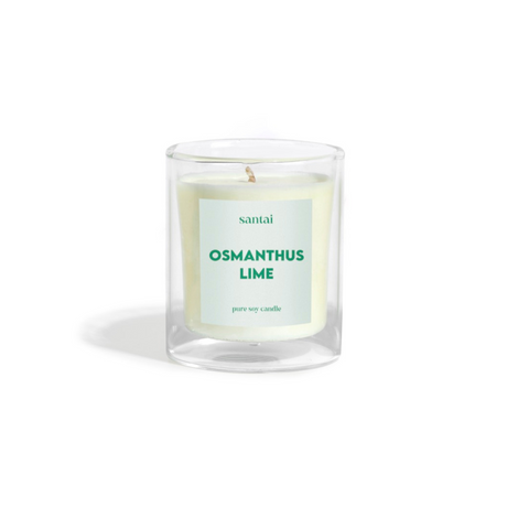 Osmanthus Lime Scented Soy Candle