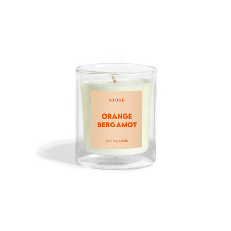 Orange Bergamot Scented Soy Candle