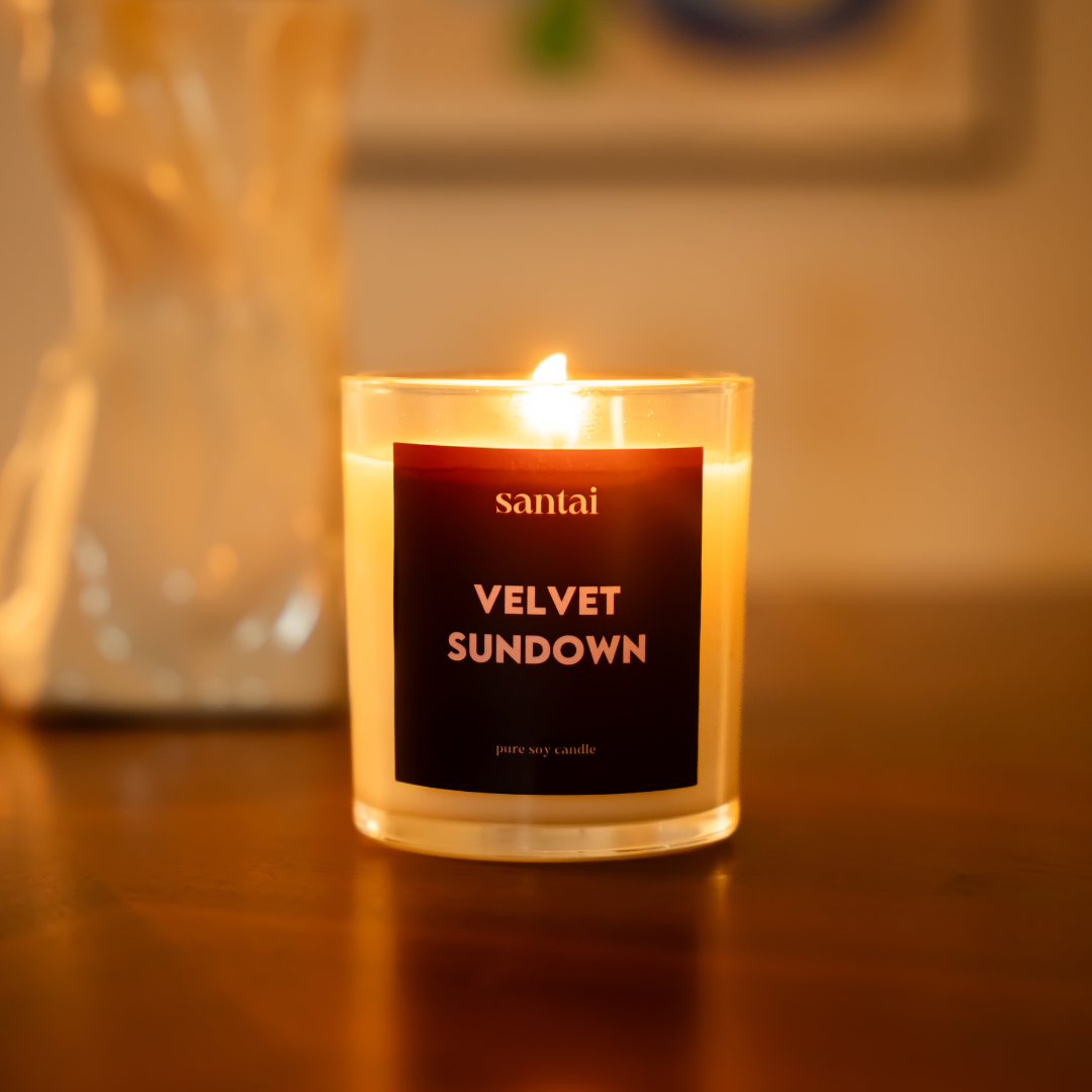 Velvet Sundown Scented Soy Candle - 30hr