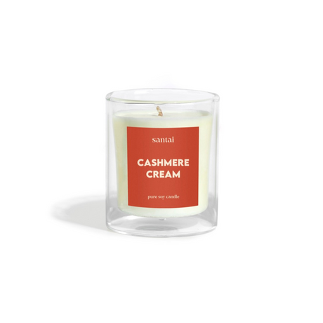 Cashmere Cream Scented Soy Candle
