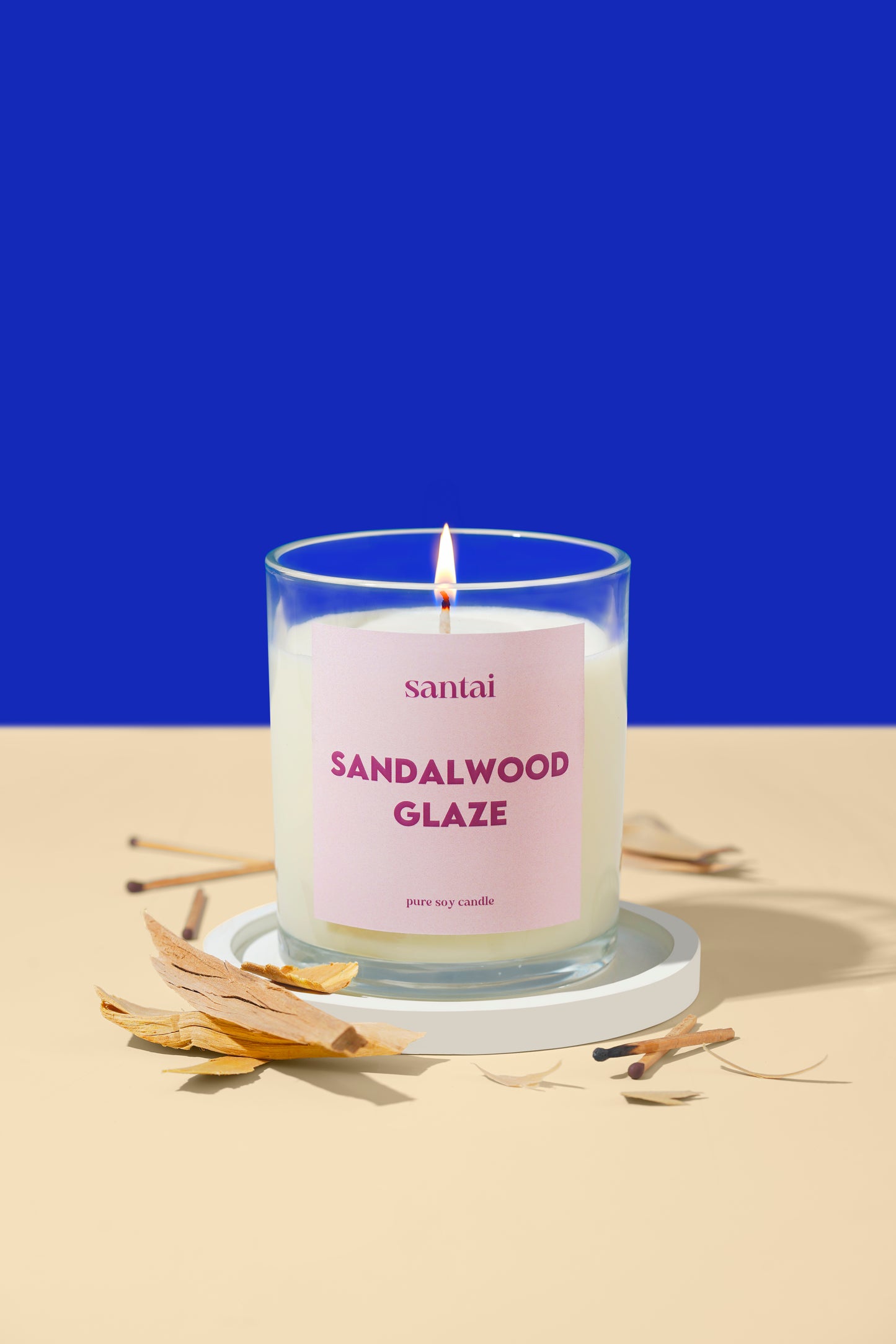 Sandalwood Glaze Scented Soy Candle