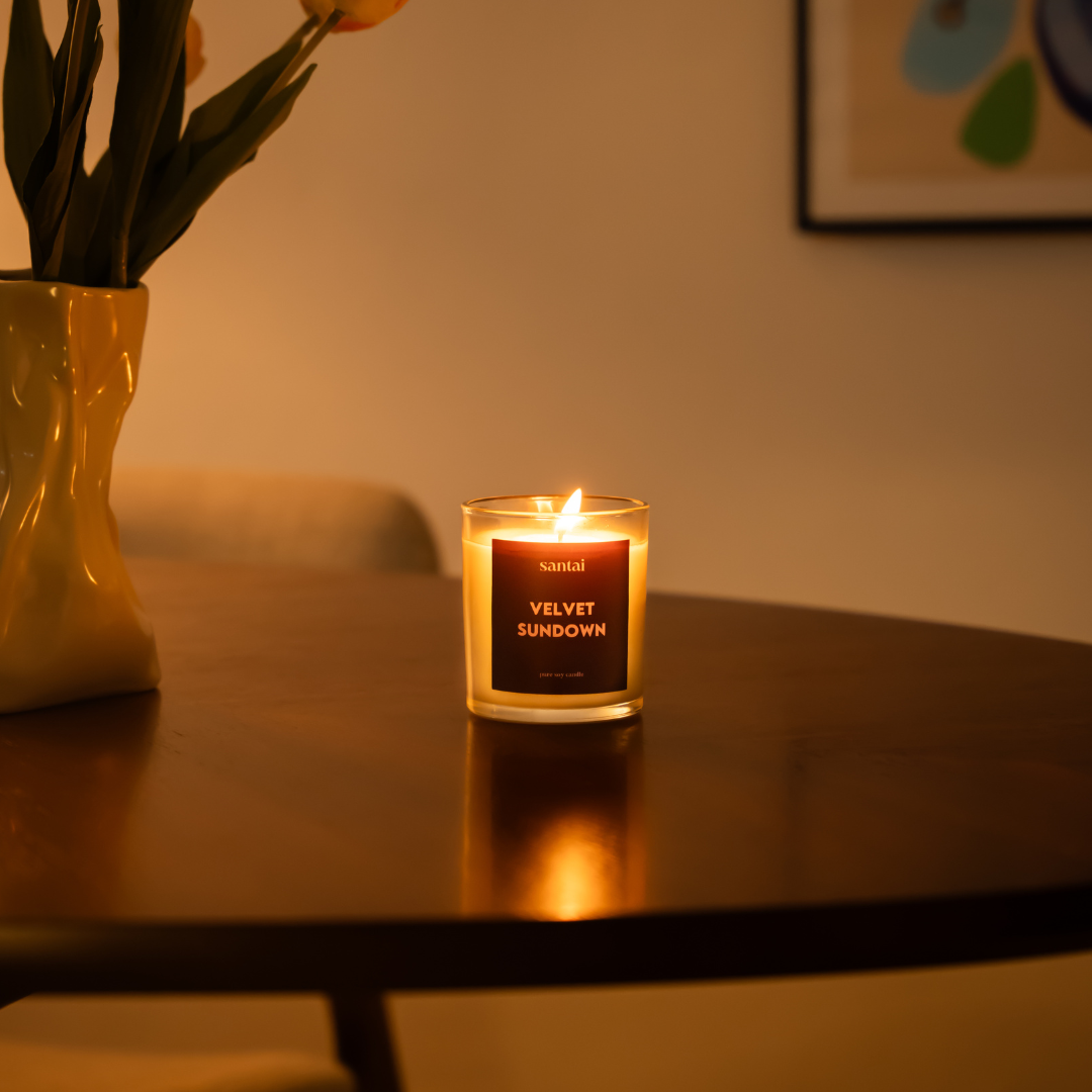 Velvet Sundown Scented Soy Candle - 30hr