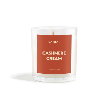 Cashmere Cream Scented Soy Candle