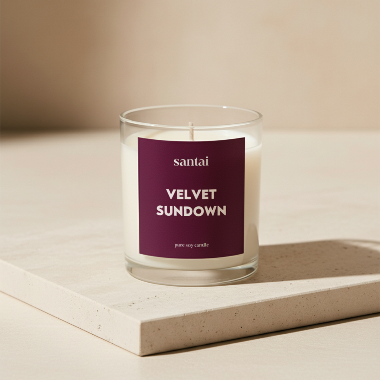 Velvet Sundown Scented Soy Candle
