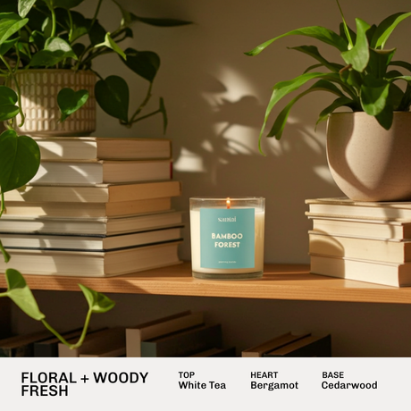 Bamboo Forest Scented Soy Candle - 30hr