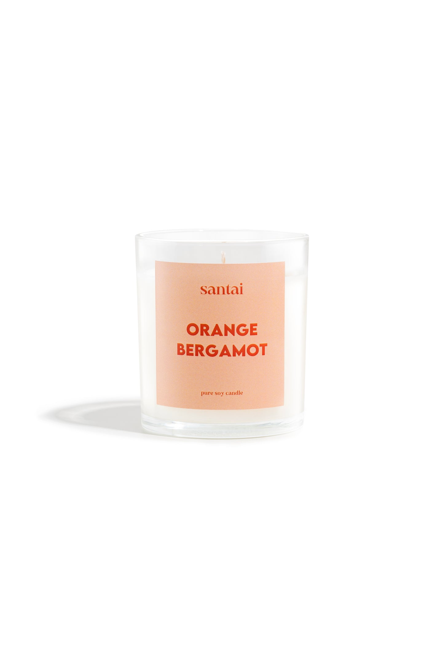 Orange Bergamot Scented Soy Candle