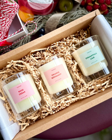 Santai Discovery Candle Gift Set - For Thoughtful Gifting Or Treating Yourself