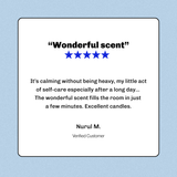 Rose Cedar Scented Soy Candle