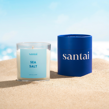 Sea Salt Scented Soy Candle - 30hr