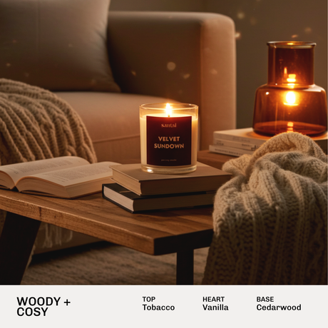 Velvet Sundown Scented Soy Candle - 30hr