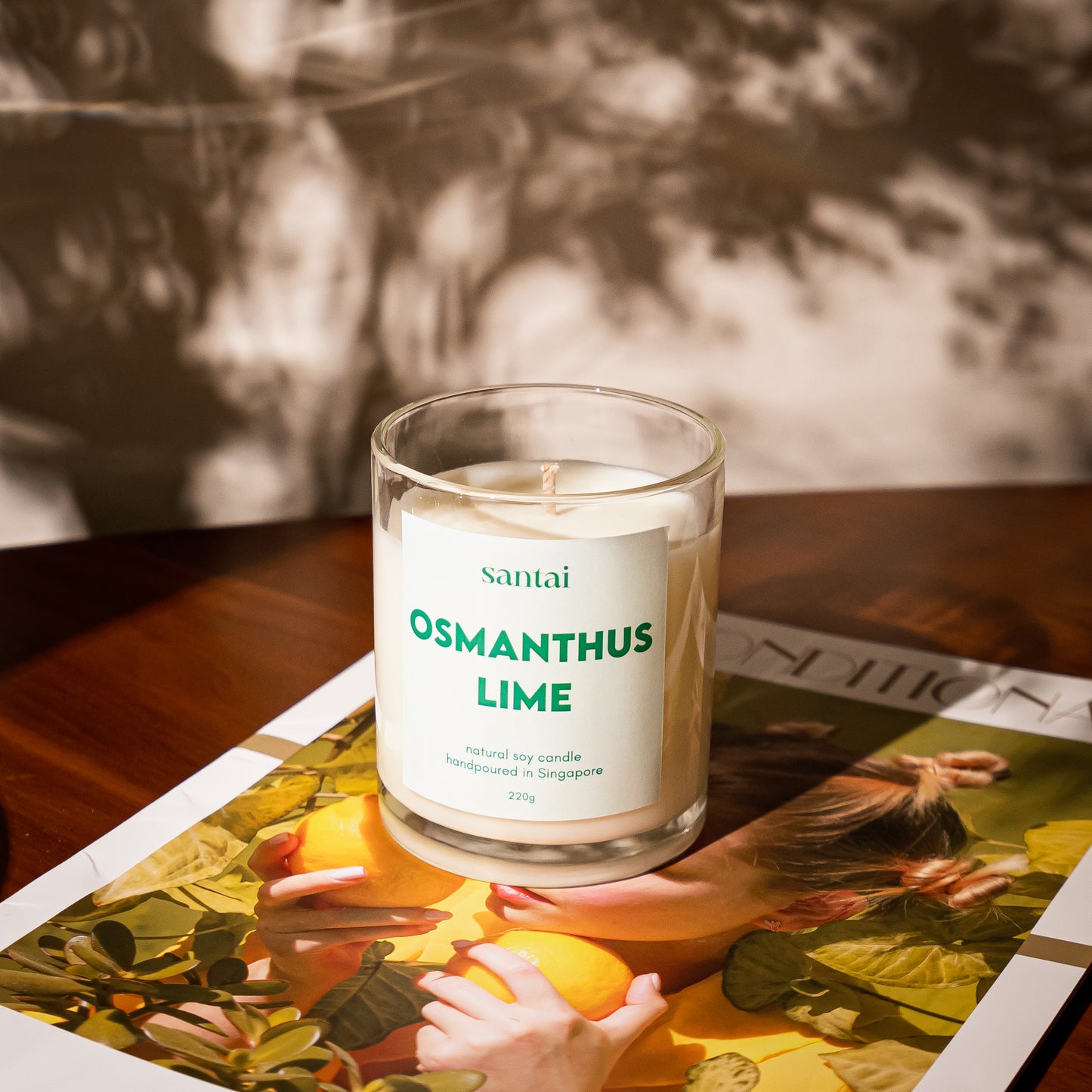 Osmanthus Lime Scented Soy Candle